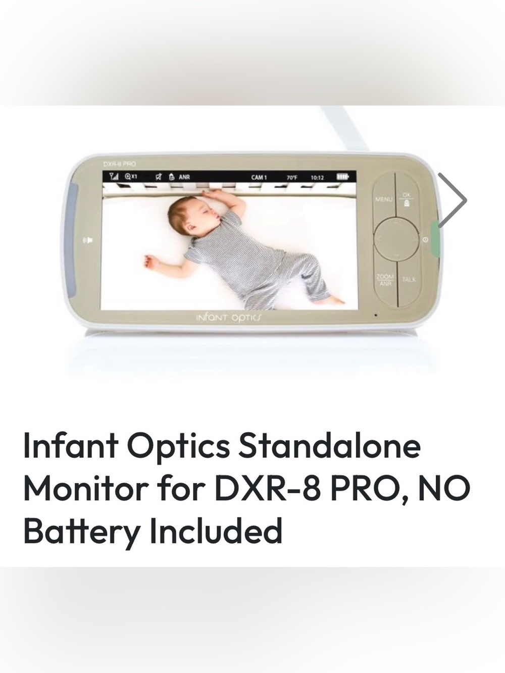Infant Optics DXR-8 Pro Standalone Monitor - Beige/Gray